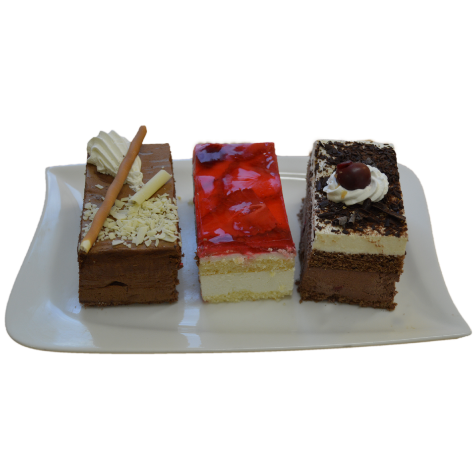 Kuchenschnitten Box klein (3 Stück) - Torten & Kuchen - Feinkost